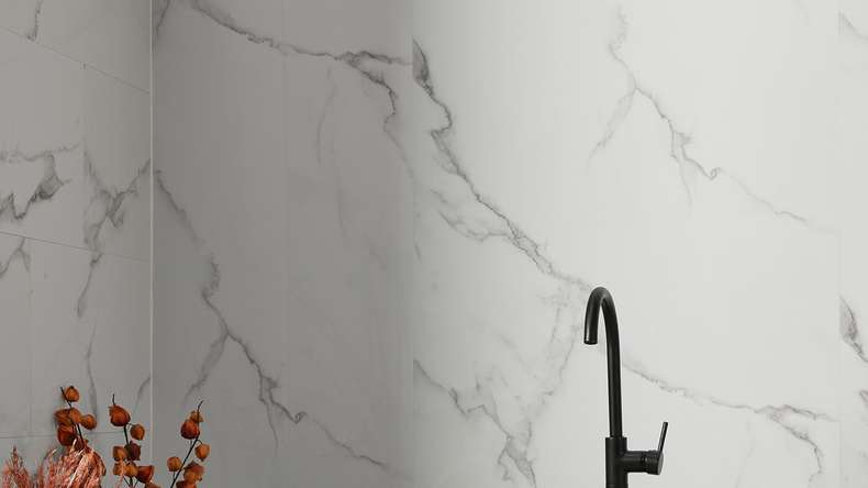 Wandverkleidung Kunststoff - planeo StrongWall Gloss - Trapanesi | Hochglanz