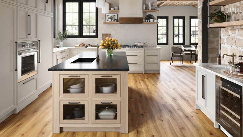 planeo Klick Vinyl Rigid - Eiche Napoli 1,82m lange XL Diele ultramatt | Trittschalldämmung integr. (MF-1109-XL)