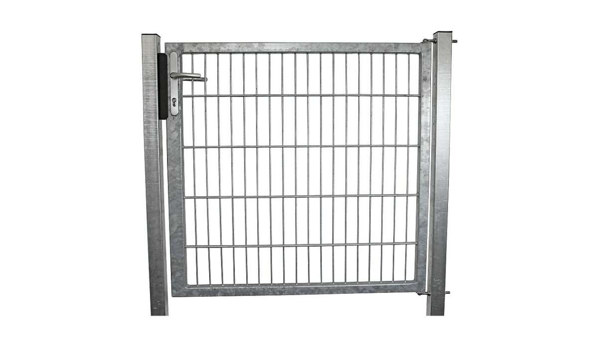 planeo Universaltor medium 1-flg. Feuerverzinkt H 1400 x B 1340 mm inkl. Torpfosten