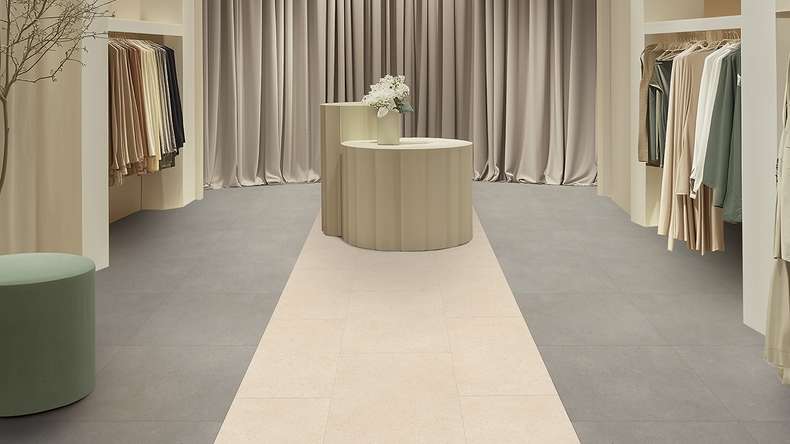 Gerflor Klebevinyl - Creation 55 Backyard Light Beige