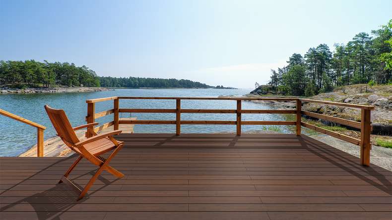decking in legno planeo - Bambù Ipe 20 x 140 x 2200 mm liscio/francese