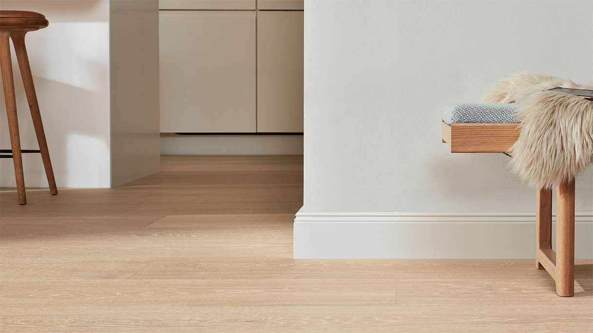 MEISTER Lindura pavimento in legno HD 400 - 08922 Rovere naturale champagne laccato ultra opaco 2200 x 270 x 11 mm (500214-2200270-08922)