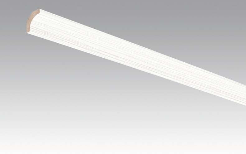 MEISTER Sockelleisten Hohlkehlleisten Streifer silber 4021 - 2380 x 22 x 22 mm (200034-2380-04021 - 2604234021)