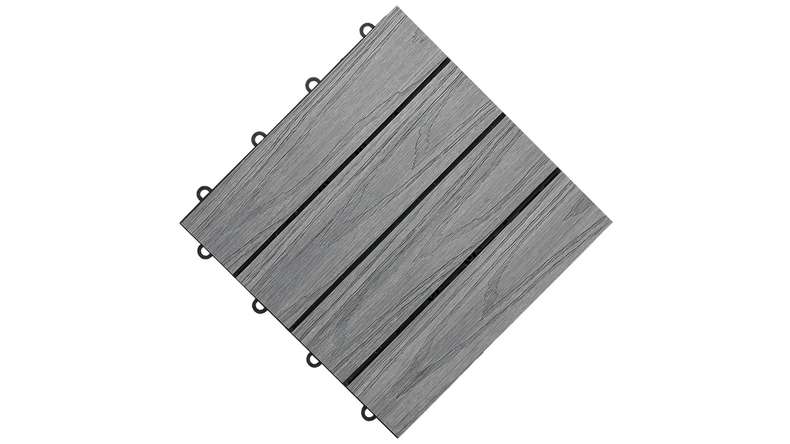 planeo click tile WPC 3D - antracite