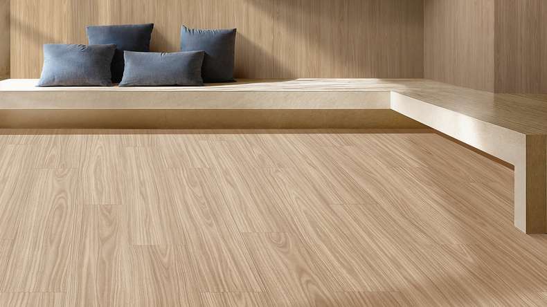Gerflor Vinyle à clic Rigid - Création 55 Clic Linear Wood Clear | Aspect authentique (60661701)