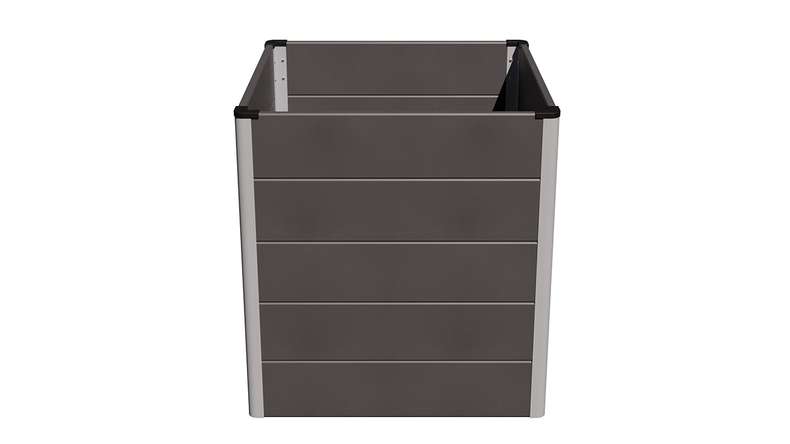 planeo BPC letto rialzato Cube - Antracite | DB703 70 x 70 x 75 cm