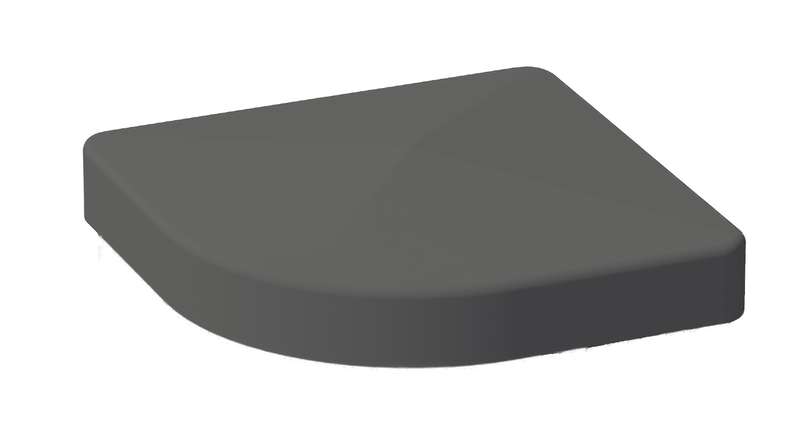 planeo Gardence Metallic - Cappuccio per pali d'angolo in alluminio regolabili
