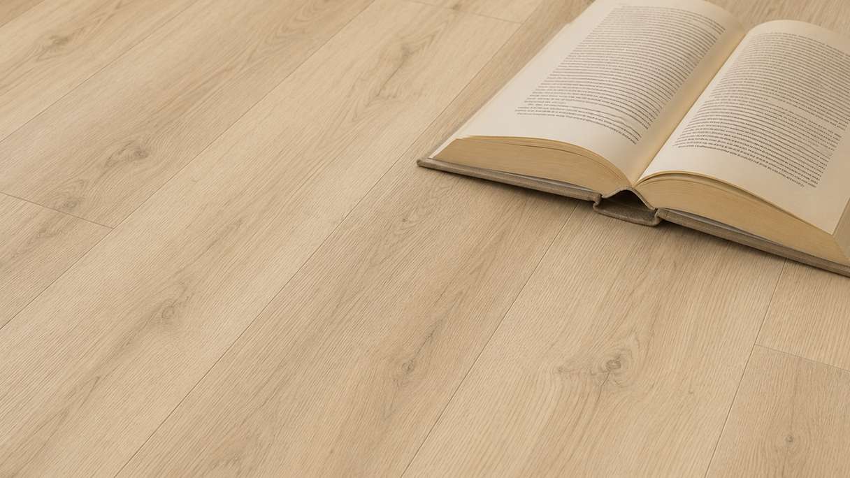 planeo Vinile rigido a incastro - SolutionX 2in1 BigSize Noble Oak, listello XL da 1,83 m | Isolamento acustico integrato (ECF-BS-88)