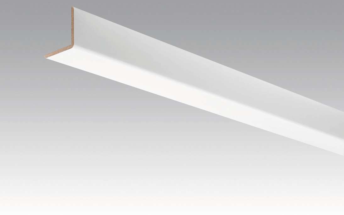 MEISTER Plinthes plinthes d'angle blanc à peindre DF 2222 - 2380 x 33 x 3,5 mm (200035-2380-02222)