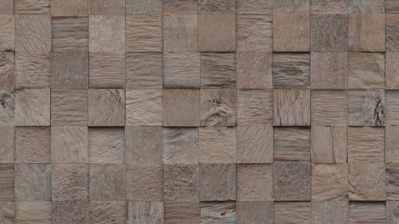 Skaben WoodWall - Cube en teck Java
