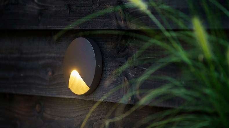 planeo illuminazione giardino 12V - Applique a LED Kuma a parete Alu - 6W 294Lumen