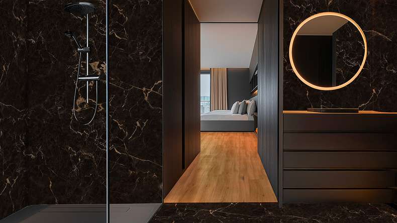 Gerflor Klebevinyl - Creation 55 Sahara Noir