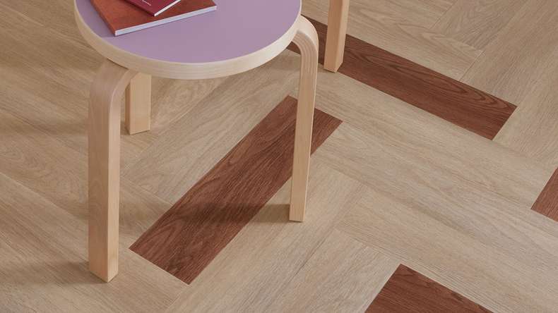 planeo Klebevinyl - SilentIQ Wood 2in1 Objekt Marvessa | Trittschalldämmung integr. (F-DW-SIQ-16080)