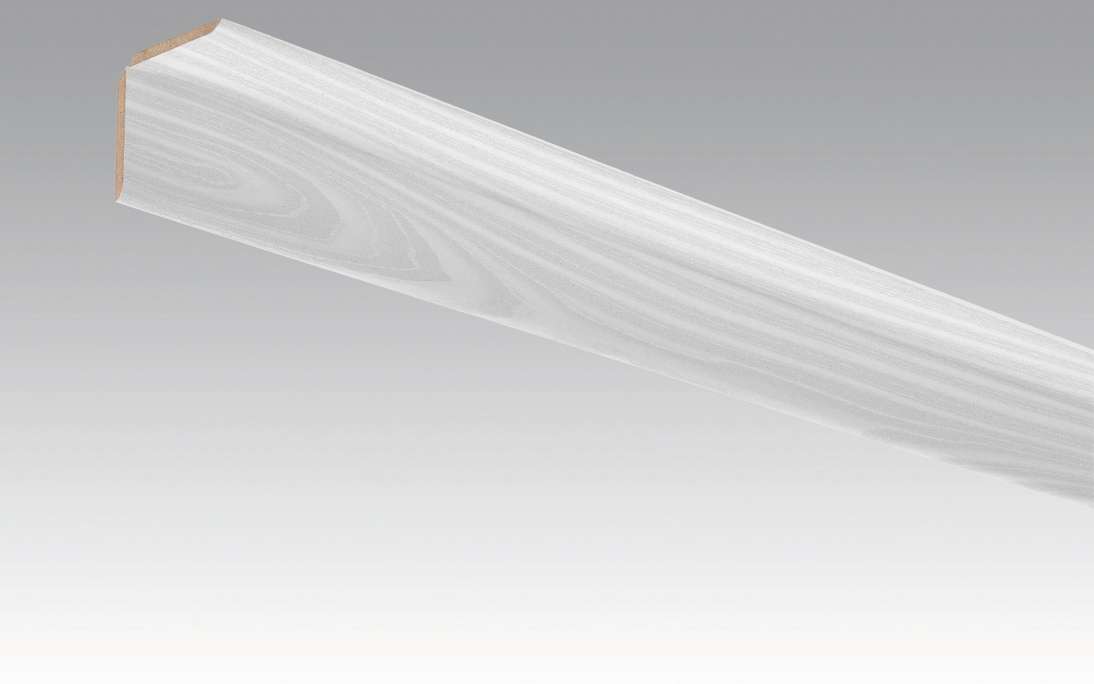 MEISTER Sockelleisten Faltenleisten Silberesche 330 - 2380 x 70 x 3,5 mm (200033-2380-00330 - 260223330)