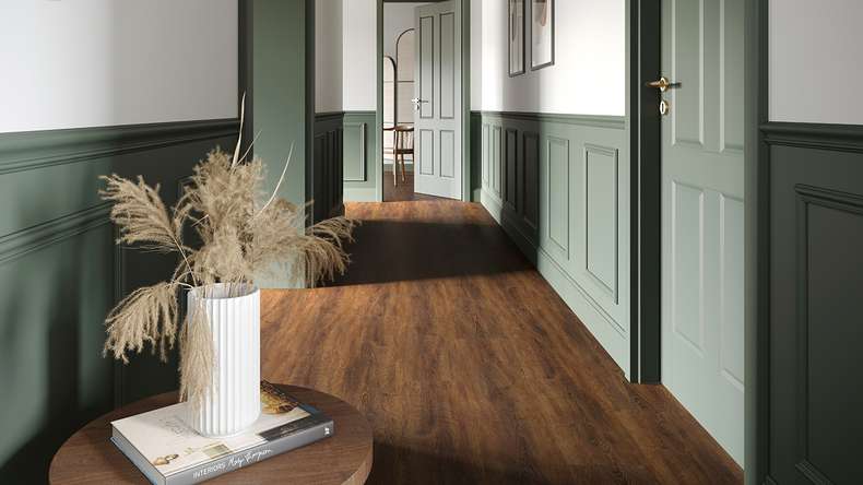 planeo Rigid Klick Vinyl - GRANDline Chestnut Oak | Trittschalldämmung integr. (NF-GL-854-N)