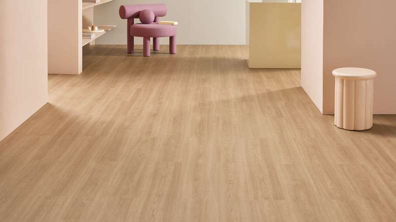 planeo Klebevinyl - SilentIQ Wood 2in1 Objekt Rovenza | Trittschalldämmung integr. (F-DW-SIQ-7080)