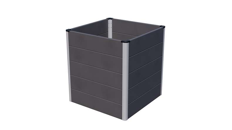 planeo BPC letto rialzato Cube - Antracite | DB703 70 x 70 x 75 cm