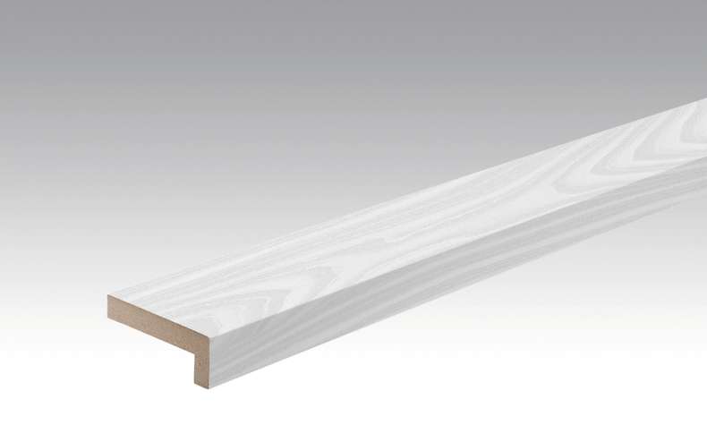 plinthes MEISTER plinthes d'angle bandes de recouvrement en frêne argenté 330 - 2380 x 60 x 22 mm (200028-2380-00330)