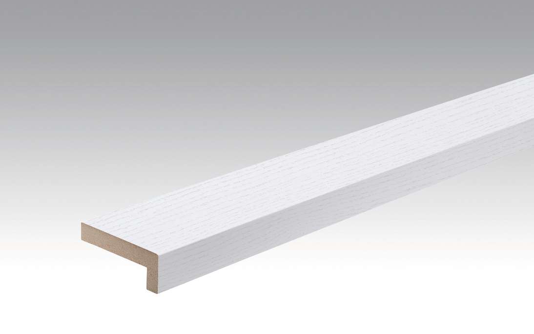 MEISTER Sockelleisten Winkelabdeckleisten Classic-Weiß 087 - 2380 x 60 x 22 mm (200028-2380-00087 - 260523087)