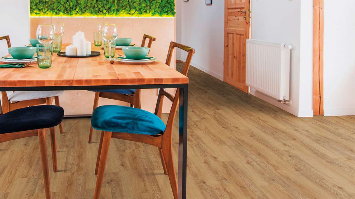 planeo Vinyle à clic rigide - FlexCore 30 Toffee Oak | Isolation phonique intégrée (plfc-5233FS30)