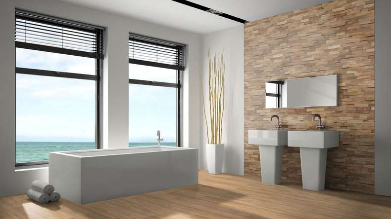 Skaben WoodWall - Legno di teak naturale