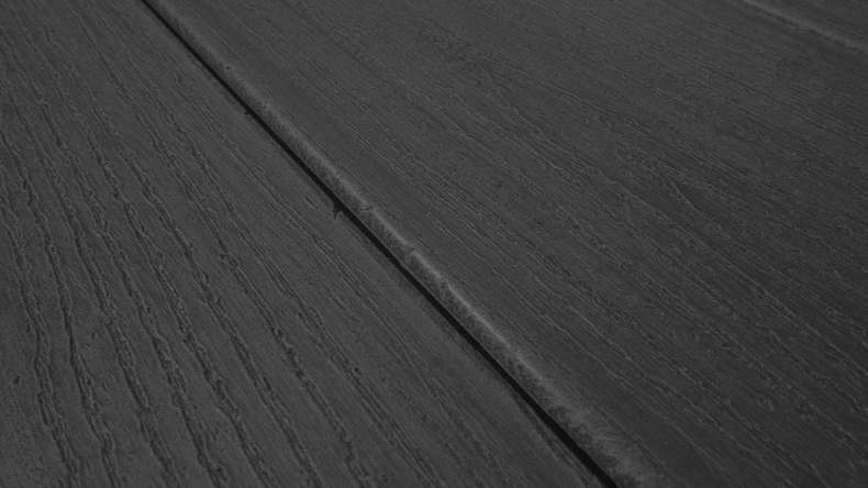 planeo TitanWood - lame massive structure bois gris foncé