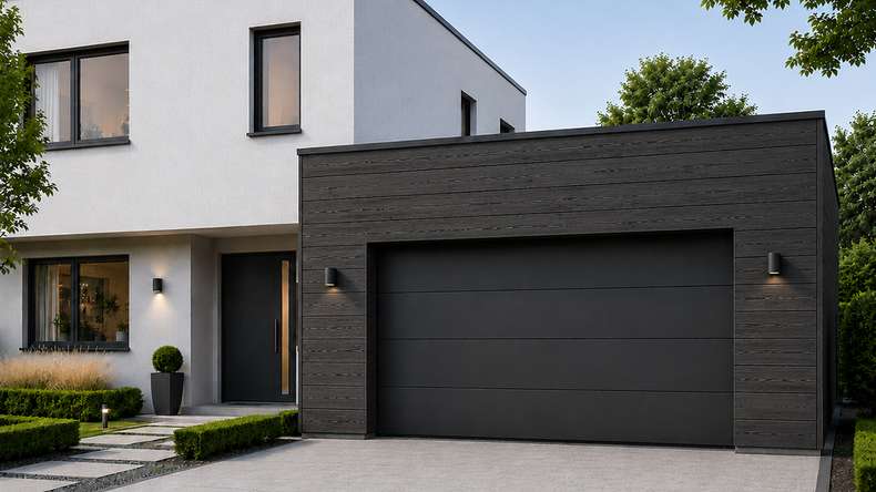 planeo NOVA - Pannello per facciate WPC CoEx Classic Black 2,90 m