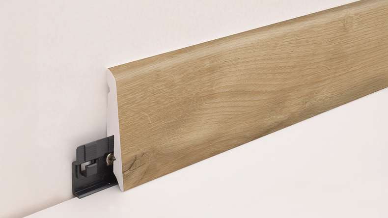 planeo Plinthe SolutionX 2en1 - 2400 x 14 x 58 mm Chêne Classique (SL0072)