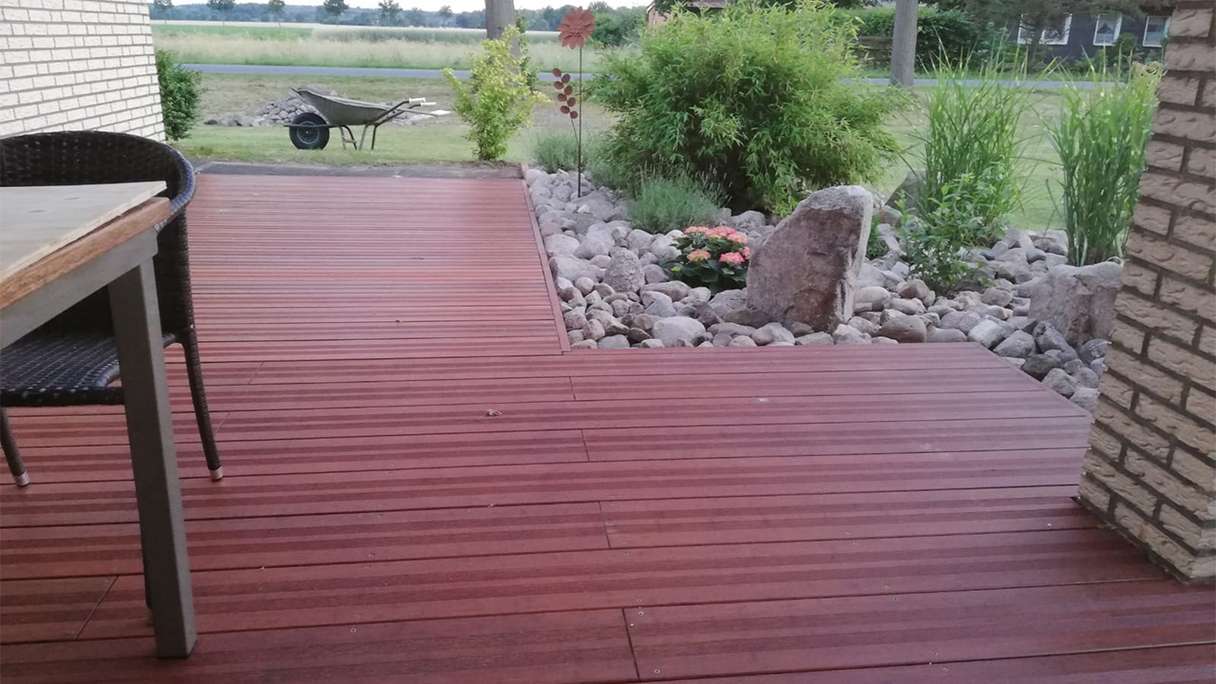 decking in legno planeo - Bamboo coffee 20 x 200 x 1870 mm liscio/francese