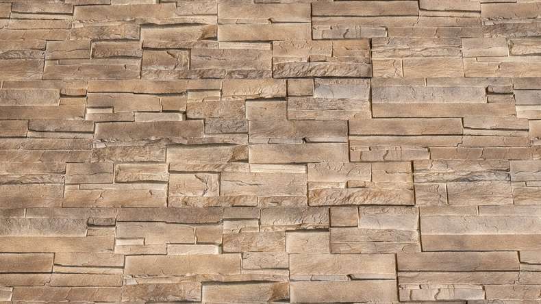 panneau de façade planeo aspect pierre - NoviStone Brownstone 1054 x 334 mm