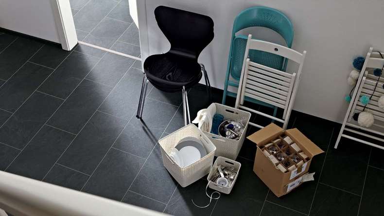Laminato MEISTER - MeisterDesign LB 150 Ardesia antracite 06137 | Made in Germany (600003-0857398-06137)