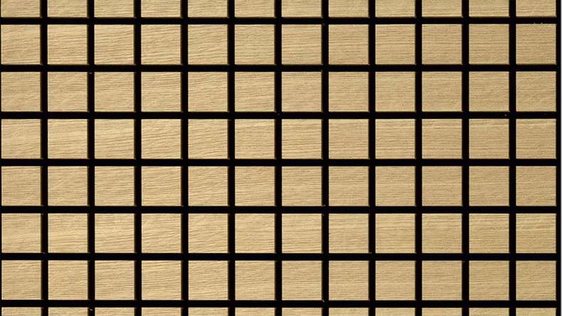 Pannelli acustici Skaben SilentWall Cube - rovere marrone chiaro - 61 x 61 cm