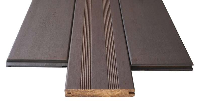 decking in legno planeo - Bamboo granite grey 20 x 140 x 2200mm liscio/francese