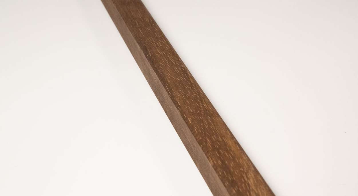 planeo WoodWall - Striscia di legno marrone - 2,4 m