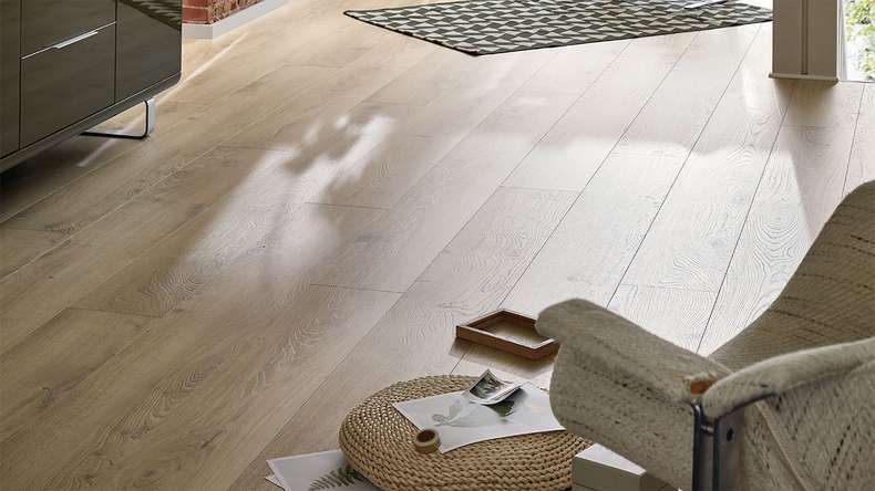 Sol design MEISTER MeisterDesign. next DL 500 S - 06840 Chêne de château pur | Isolation phonique intégrée (400055-2052220-06840)