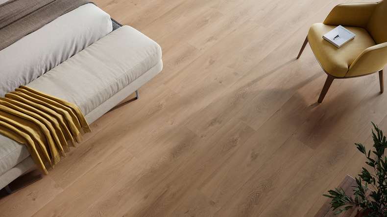planeo Vinile rigido a incastro - HOMEtec Pro 50 IXPE Harmony Brown Oak | Isolamento acustico integrato (RP-E50-3)
