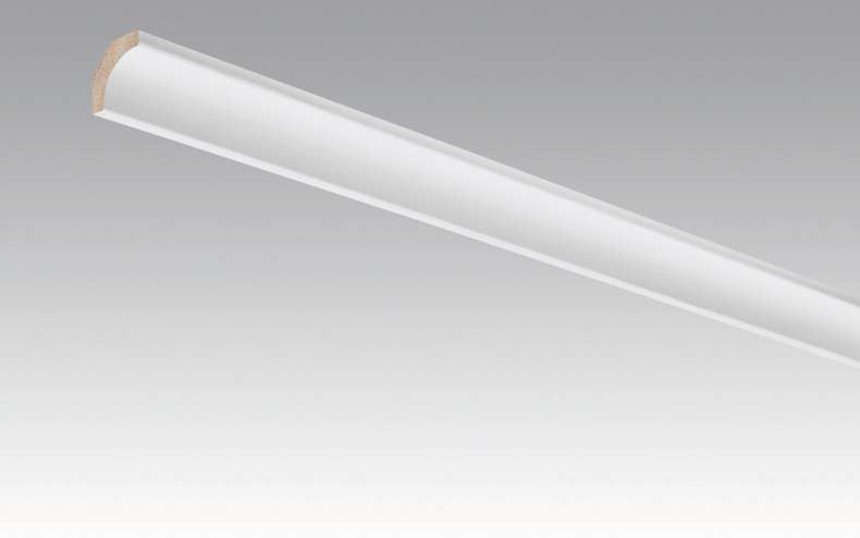 Plinthes MEISTER à gorge blanches brillantes 4084 - 2380 x 22 x 22 mm (200034-2380-04084)