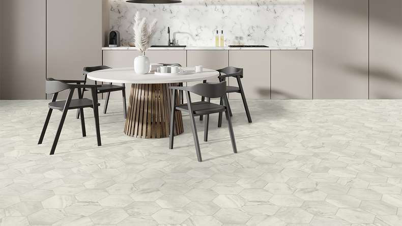 Gerflor CV-Belag - TEXLINE Nature 2381 Hexa Cream