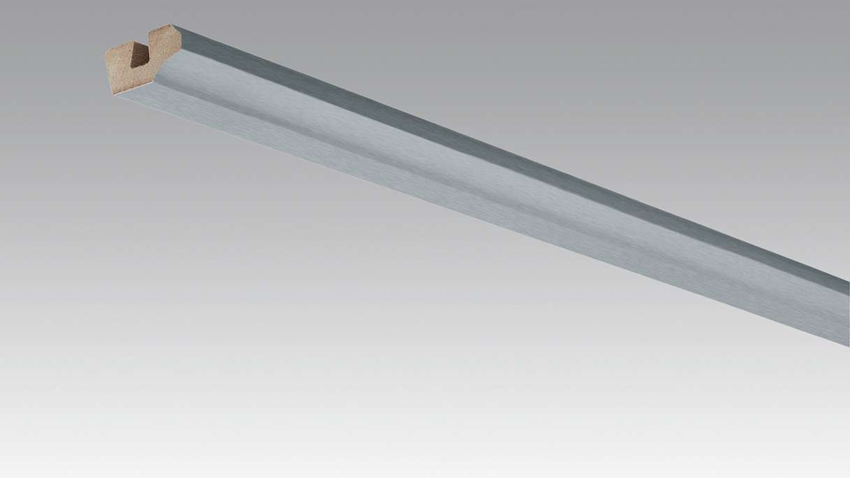 Battiscopa MEISTER battiscopa a soffitto in acciaio inox DF 063 - 2380 x 38 x 19 mm (200031-2380-00063)