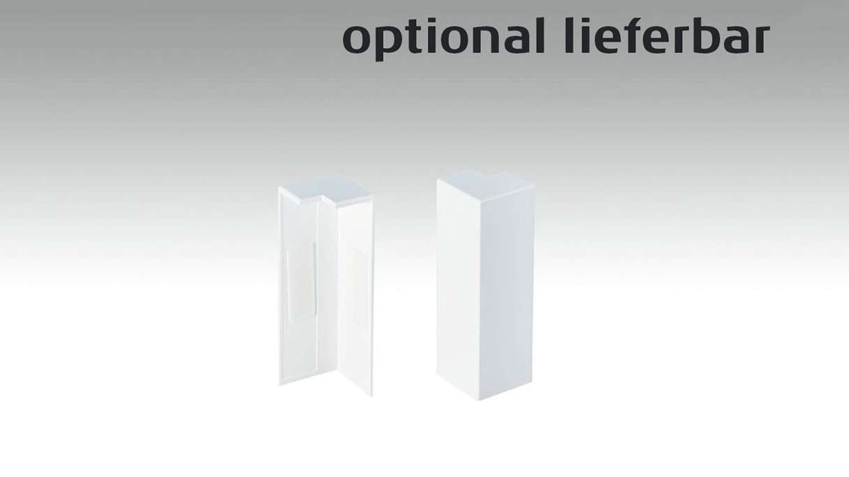 plinthe plano Blanc moderne 18 x 80 mm