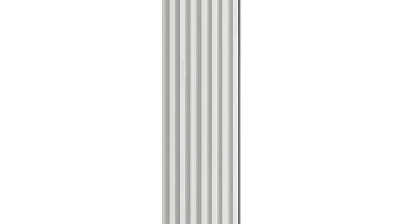 planeo pannelli lamellari in plastica per pareti S - MPC Pure White 14,8 x 265