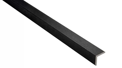 Cornière de façade planeo WPC coex noire - 2900 x 45 x 45 mm