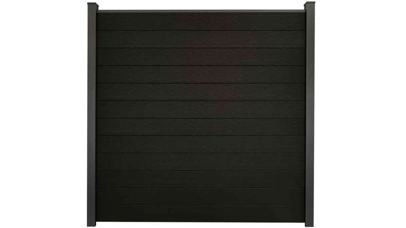 planeo Gardence Strong - BPC-Gartenzaun Quadratisch Schwarz co-ex