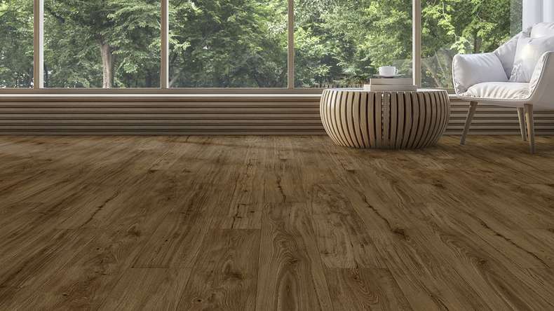 Gerflor vinyle à coller - Creation 70 City Oak Dark Brown