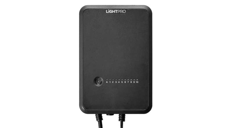 planeo Système d'éclairage - Transformateur 12V - 150 W avec fiche type-J