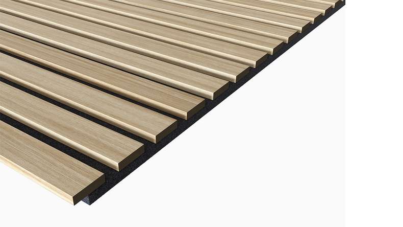 planeo Panneaux acoustiques - chêne naturel - 2400 x 525 x 18mm (PU-A-012)