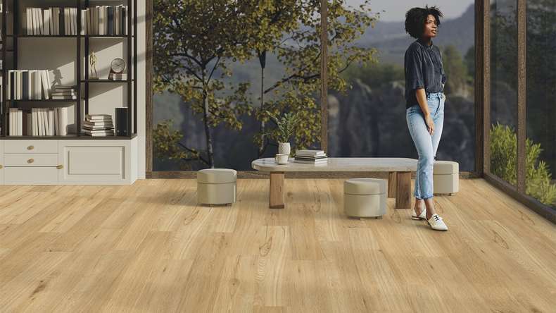 Vinyle à clic Gerflor - Senso Premium Rigide Acoustique Columbia | Isolation phonique intégrée (39470837)