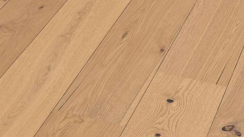 Sol en bois MEISTER Lindura HD 400 - 08916 Chêne authentique caramel vernis ultra mat 2200 x 270 x 11 mm (500214-2200270-08916)