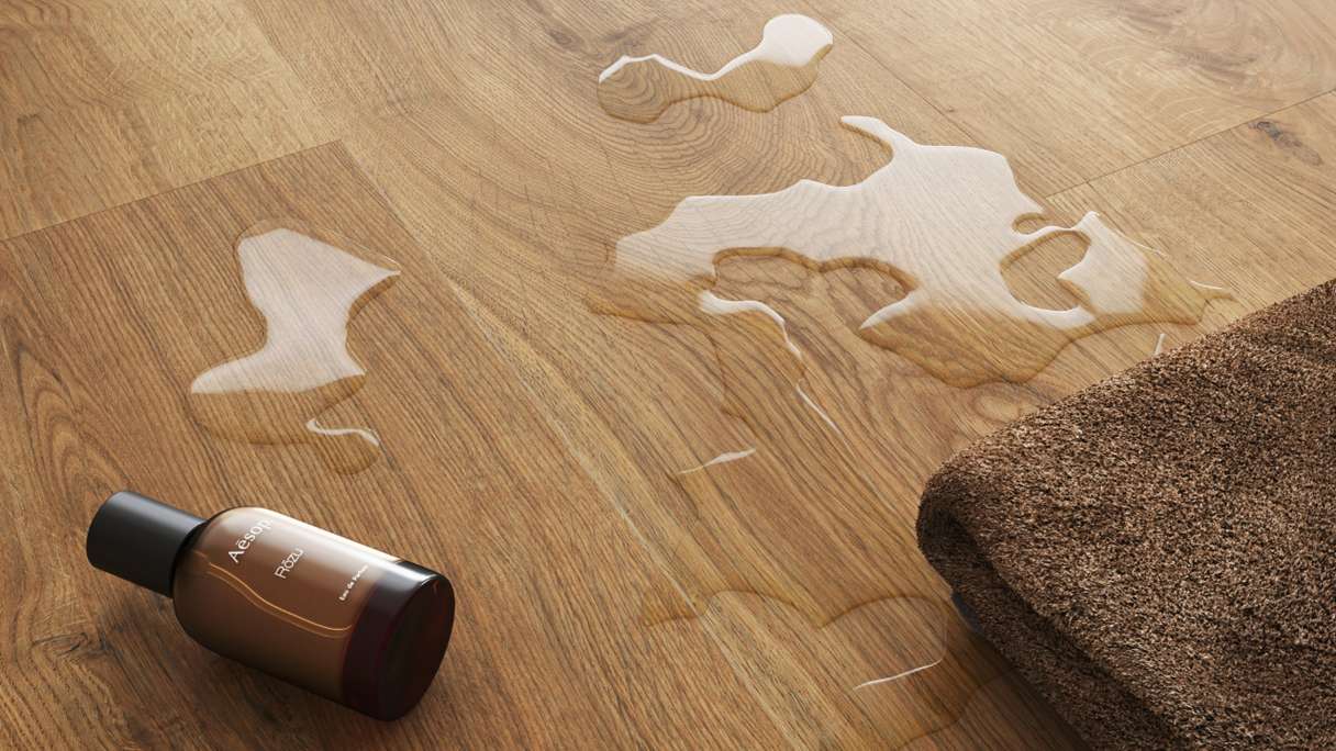 planeo Rigido Vinile ad incastro - SolutionX 2in1 Oak Gold Brown | Isolamento acustico integrato (ECF-0077)