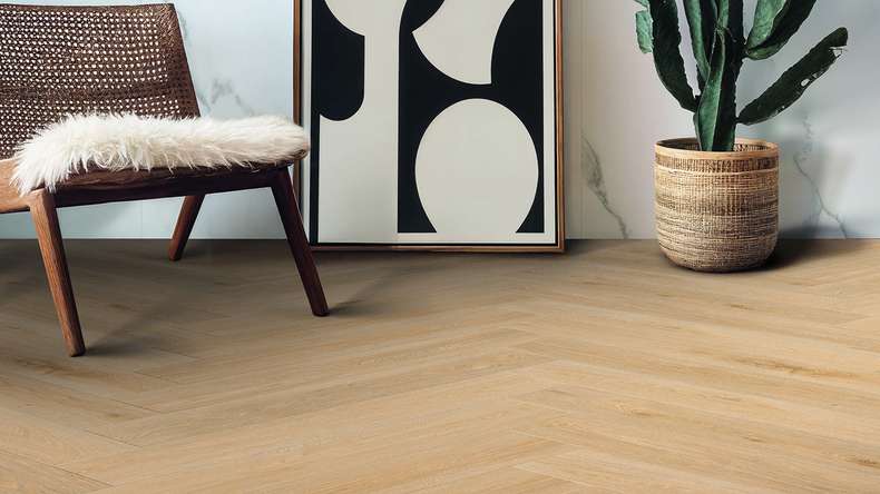 Gerflor Vinyle à clic Rigide - Création 55 Clic Acoustic HB Aquinoah Blond | Isolation phonique intégrée (41921704)